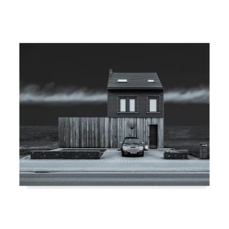 Luc Vangindertael 'A House In Belgium' Canvas Art,14x19